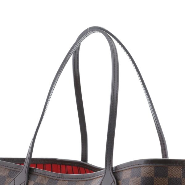 1240004028372 4 Louis Vuitton Damier Neverfull MM Tote Bag Damier Ebene Brown