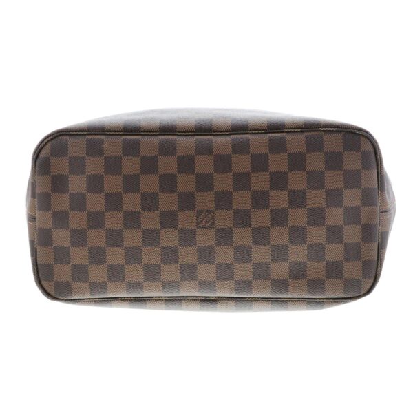 1240004028372 6 Louis Vuitton Damier Neverfull MM Tote Bag Damier Ebene Brown