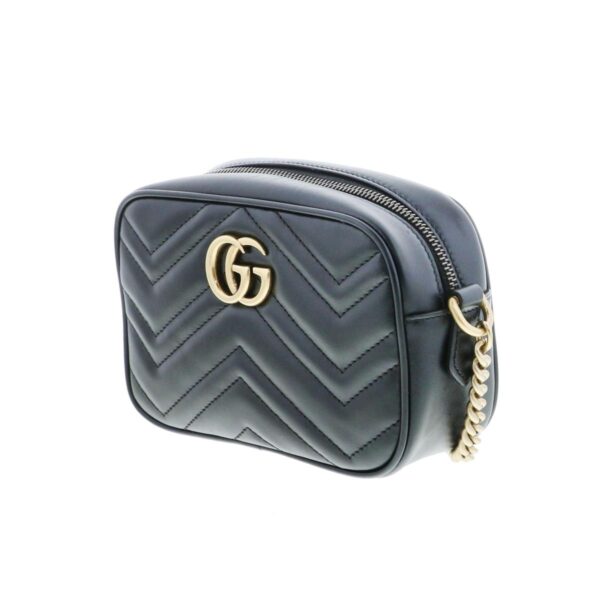 1240004028470 2 Gucci GG Marmont Quilting Mini Bag Black