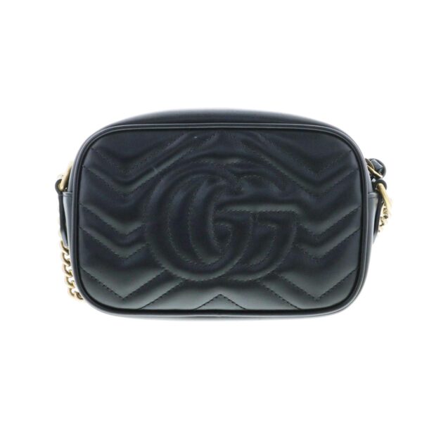 1240004028470 3 Gucci GG Marmont Quilting Mini Bag Black