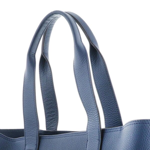 1240004028523 3 Louis Vuitton Voyage NV Tote Bag Blue Leather