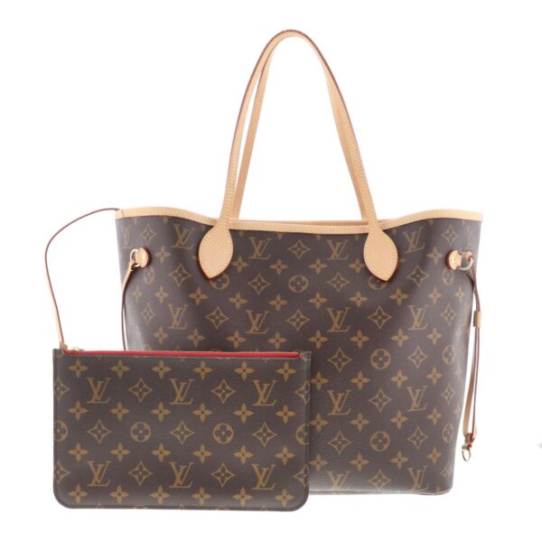 1240004028616 1 Louis Vuitton Neverfull MM Tote Bag Monogram Brown