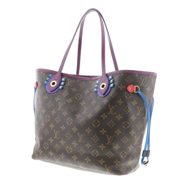 1240004028711 2 Louis Vuitton Neverfull MM Totem Tote Bag Monogram Brown