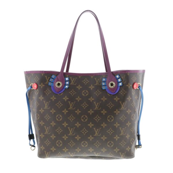 1240004028711 4 Louis Vuitton Neverfull MM Totem Tote Bag Monogram Brown