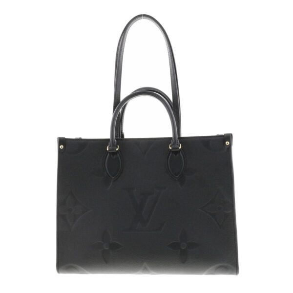 1240004028932 1 Louis Vuitton Onthego MM Tote Bag Monogram Empreinte Black