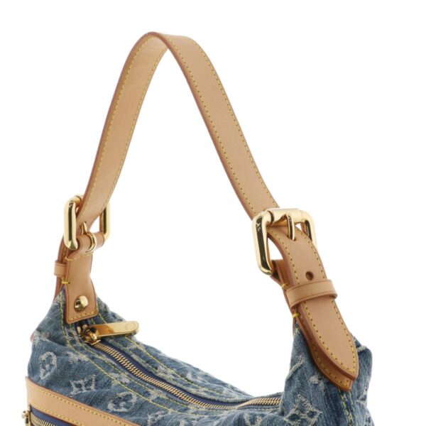 1240004028939 3 Louis Vuitton Baggy PM Shoulder Bag Monogram Denim Blue