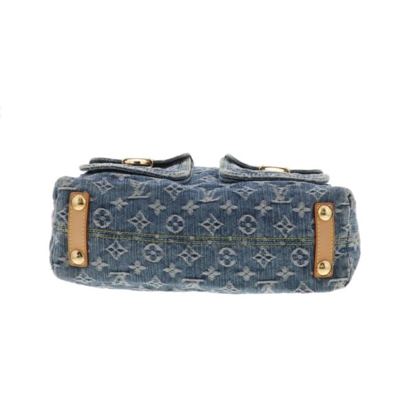 1240004028939 5 Louis Vuitton Baggy PM Shoulder Bag Monogram Denim Blue