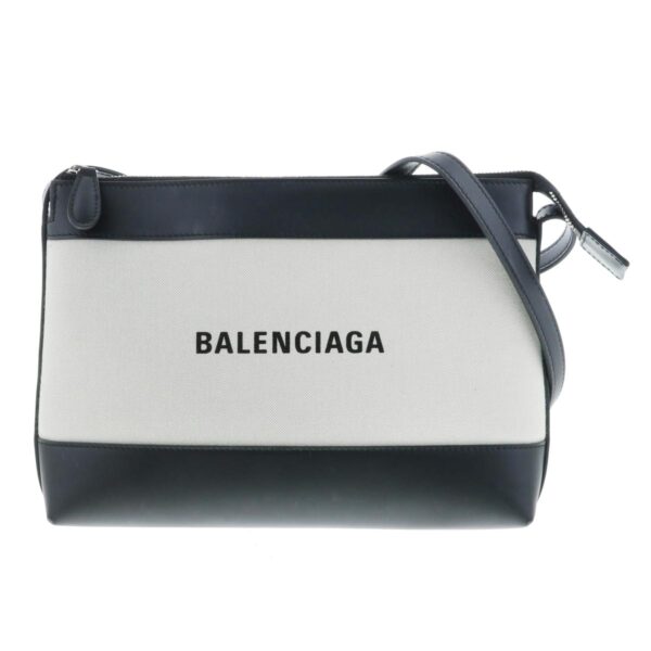 1240004029159 1 Balenciaga Blue Crossbody Bag White