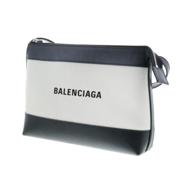 1240004029159 2 Balenciaga Blue Crossbody Bag White