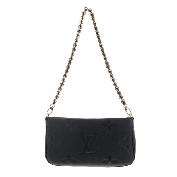 1240004029220 4 Louis Vuitton Multy Pochette Accessory Shoulder Bag Empreinte Black