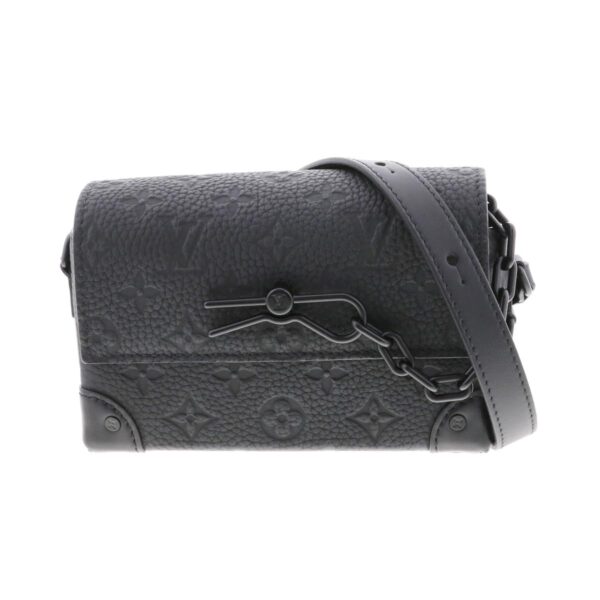 1240004029285 1 Louis Vuitton Steamer Wearable Wallet Bag Taurillon Black