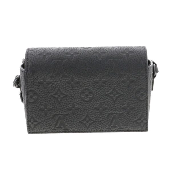 1240004029285 3 Louis Vuitton Steamer Wearable Wallet Bag Taurillon Black