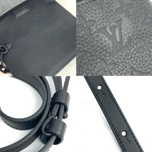 1240004029285 9 Louis Vuitton Steamer Wearable Wallet Bag Taurillon Black