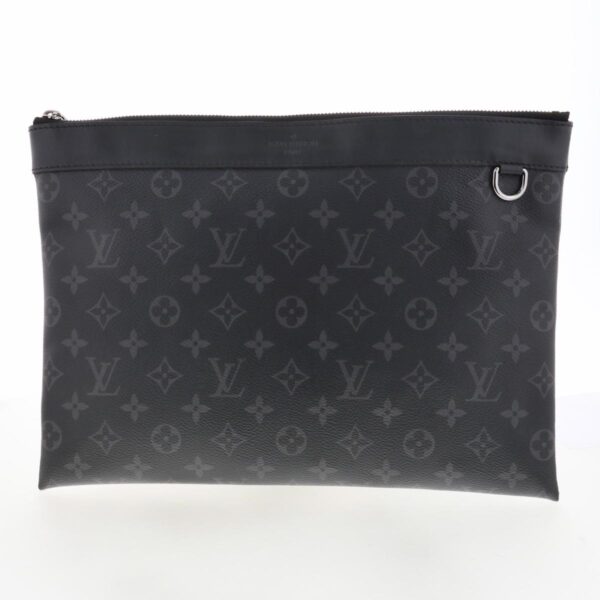 1240004029596 1 Louis Vuitton Pochette Discovery Pouch Monogram Eclipse Black