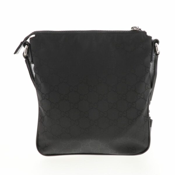 1240004029634 3 Gucci GG Nylon Shoulder Bag Black