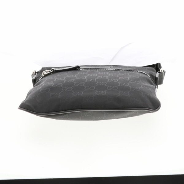 1240004029634 4 Gucci GG Nylon Shoulder Bag Black