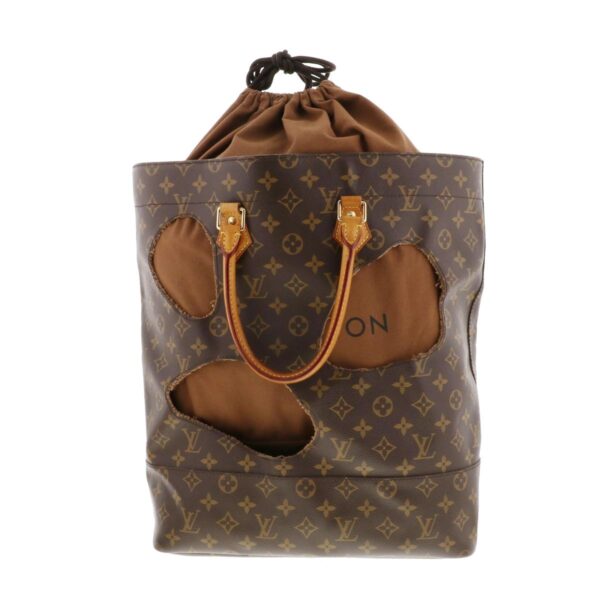 1240004029654 2 Louis Vuitton Wise Holes Tote Bag Rei Kawakubo Brown