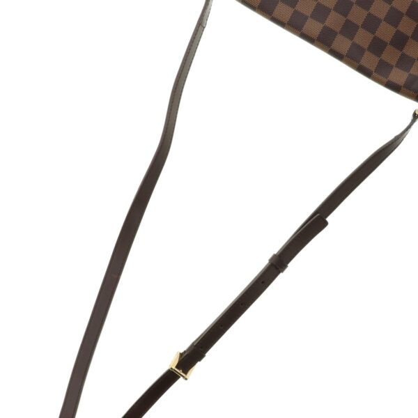 1240004029666 5 Louis Vuitton Musette Tango Shoulder Bag Damier Ebene Brown