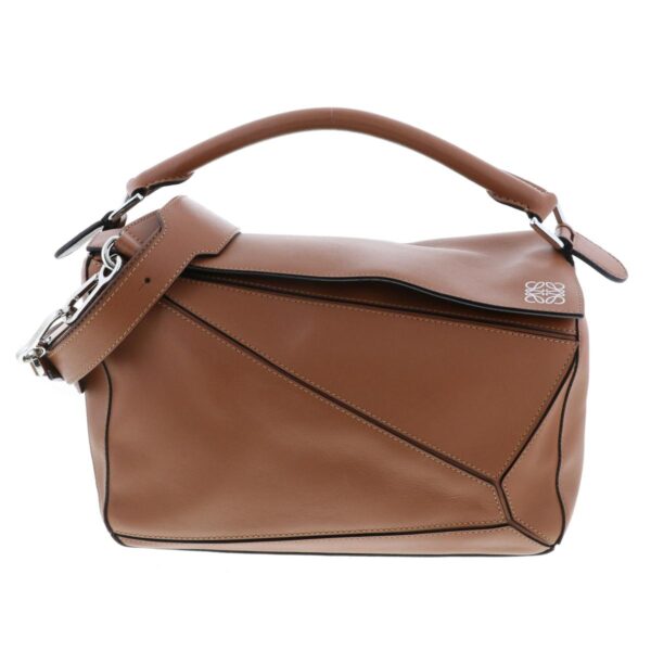 1240004029845 1 Loewe Puzzle 2way Handbag Brown