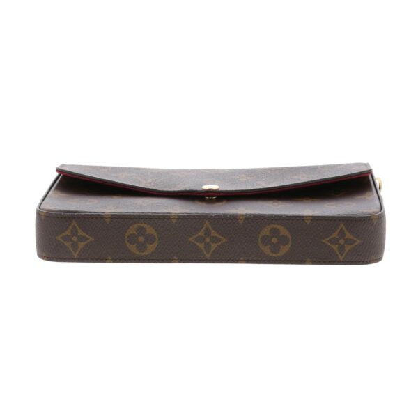 1240004030057 4 Louis Vuitton Pochette Félicie Wallet Monogram Brown Pink