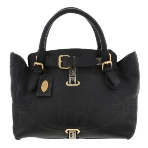 1240004030296 1 1 Fendi 2Way Shoulder Bag Leather Black