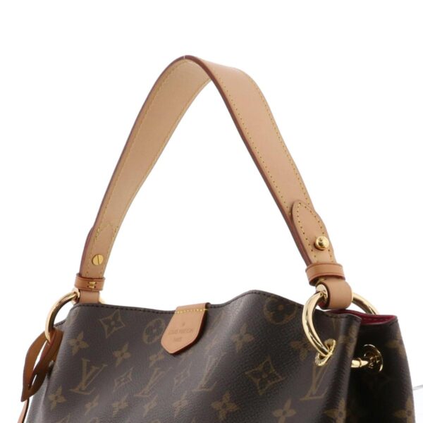 1240004030410 3 Louis Vuitton Graceful PM Shoulder Bag Monogram Pivoine Brown