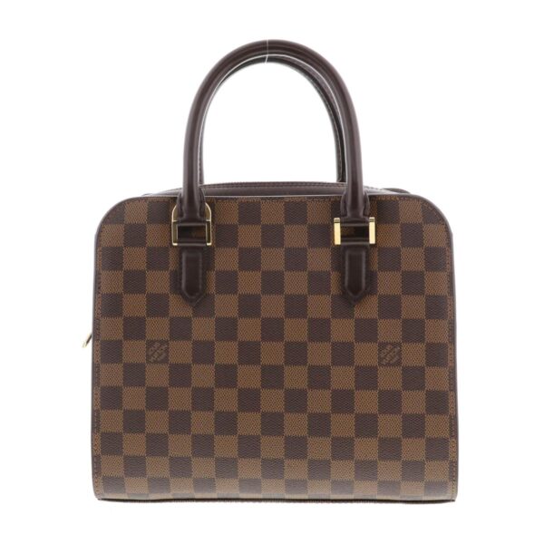 1240004030696 1 1 Louis Vuitton Triana Handbag Damier Ebene Brown