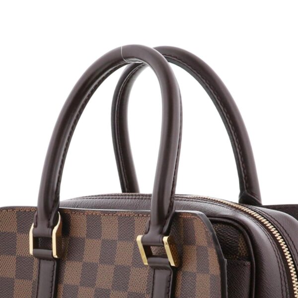 1240004030696 4 1 Louis Vuitton Triana Handbag Damier Ebene Brown