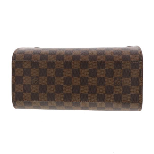 1240004030696 6 1 Louis Vuitton Triana Handbag Damier Ebene Brown