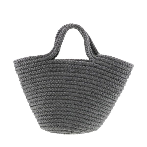 1240004030761 3 1 Balenciaga Ibiza Small Basket Bag Gray