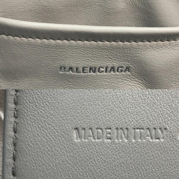 1240004030761 9 1 Balenciaga Ibiza Small Basket Bag Gray