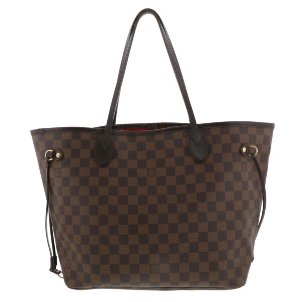 1240004030995 1 Louis Vuitton Newborn MM Tote Bag Damier Ebene Brown