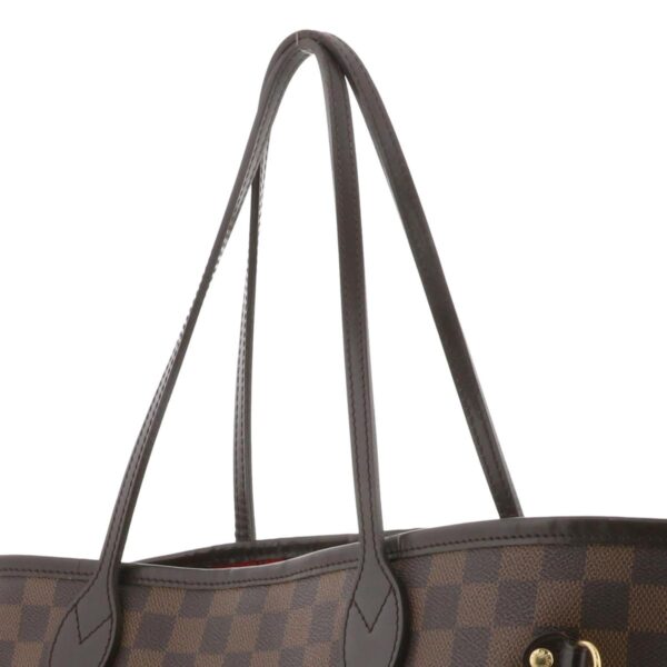 1240004030995 3 Louis Vuitton Newborn MM Tote Bag Damier Ebene Brown