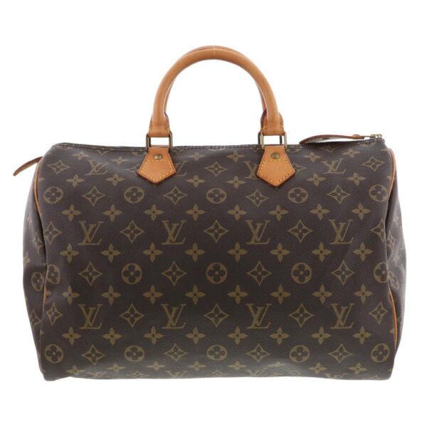 1240004031810 1 Louis Vuitton Speedy 35 Bag Monogram Brown