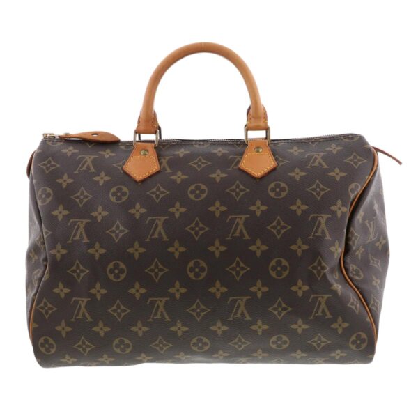 1240004031810 4 Louis Vuitton Speedy 35 Bag Monogram Brown