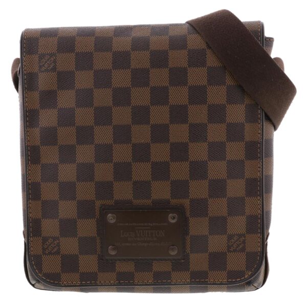 1240004032257 1 Louis Vuitton Blue Clean PM Shoulder Bag Damier Ebene Brown