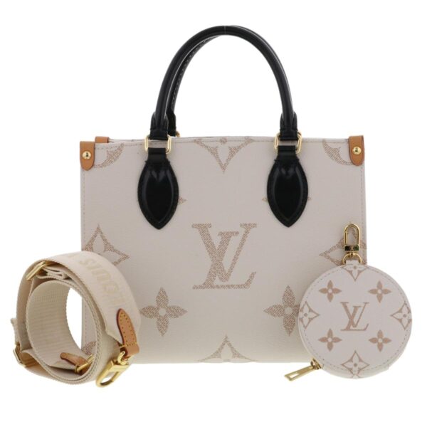 1240004032572 1 Louis Vuitton Onthego PM Handbag Beige