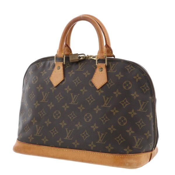 1240005010918 2 Louis Vuitton Alma Monogram Handbag Brown