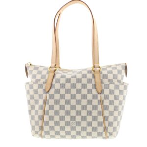 1240005012661 1 Louis Vuitton Neverfull MM Damier Azur Beige Tote Bag