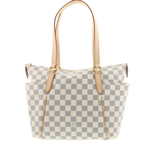 1240005012661 1 Louis Vuitton Totally PM Damier Azur Tote Bag Beige