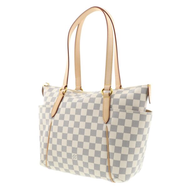 1240005012661 2 Louis Vuitton Totally PM Damier Azur Tote Bag Beige