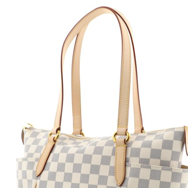 1240005012661 3 Louis Vuitton Totally PM Damier Azur Tote Bag Beige