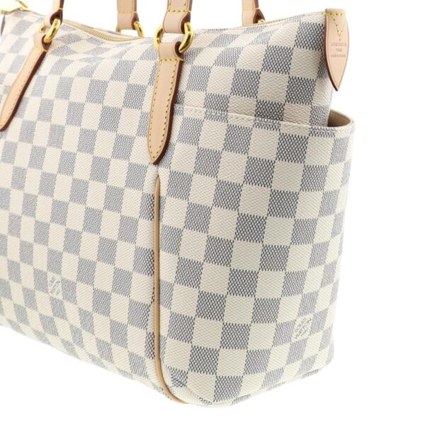 1240005012661 4 Louis Vuitton Totally PM Damier Azur Tote Bag Beige