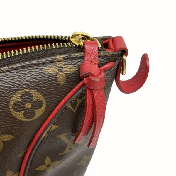 1240005012897 6 Louis Vuitton Tournelle PM Monogram Canvas Handbag Red