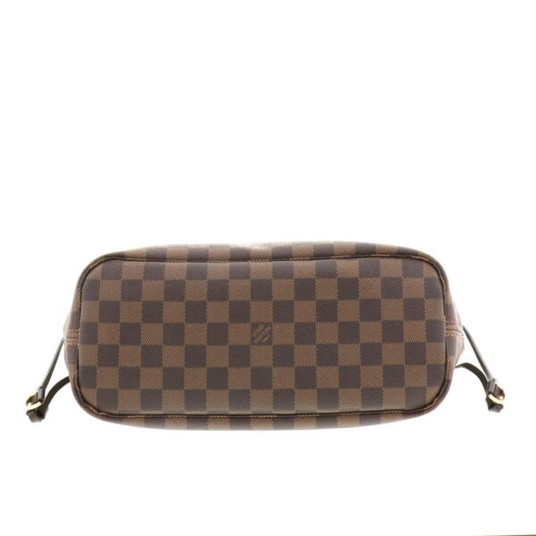 1240005013134 5 Louis Vuitton Neverfull PM Damier Ebene Tote Bag Brown