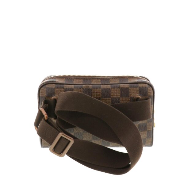 1240005013436 3 Louis Vuitton Bum Bag Damier Ebene Waist Bag Brown