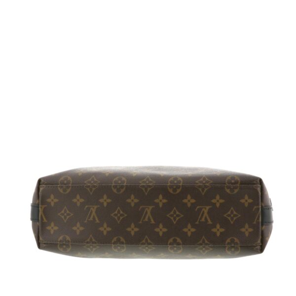 1240005013723 5 Louis Vuitton Kitan Monogram Macassar Shoulder Bag Brown