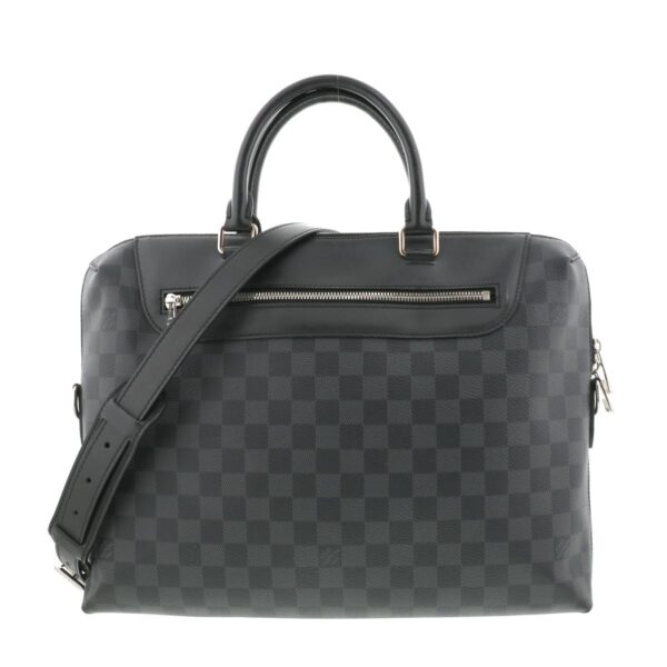 1240005013780 1 Louis Vuitton PDJ NM Damier Graphite Business Bag Black