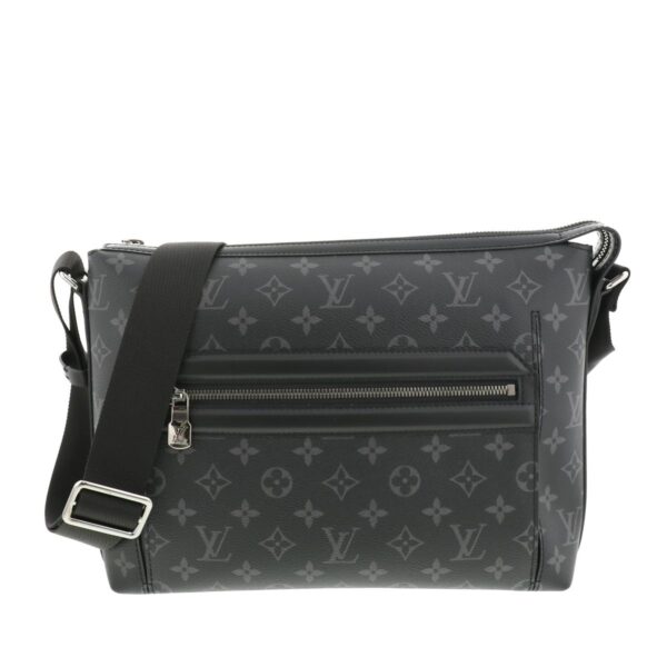 1240005013925 1 Louis Vuitton Monogram Eclipse Odyssey Messenger PM Messenger Bag Black