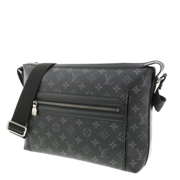 1240005013925 2 Louis Vuitton Monogram Eclipse Odyssey Messenger PM Messenger Bag Black